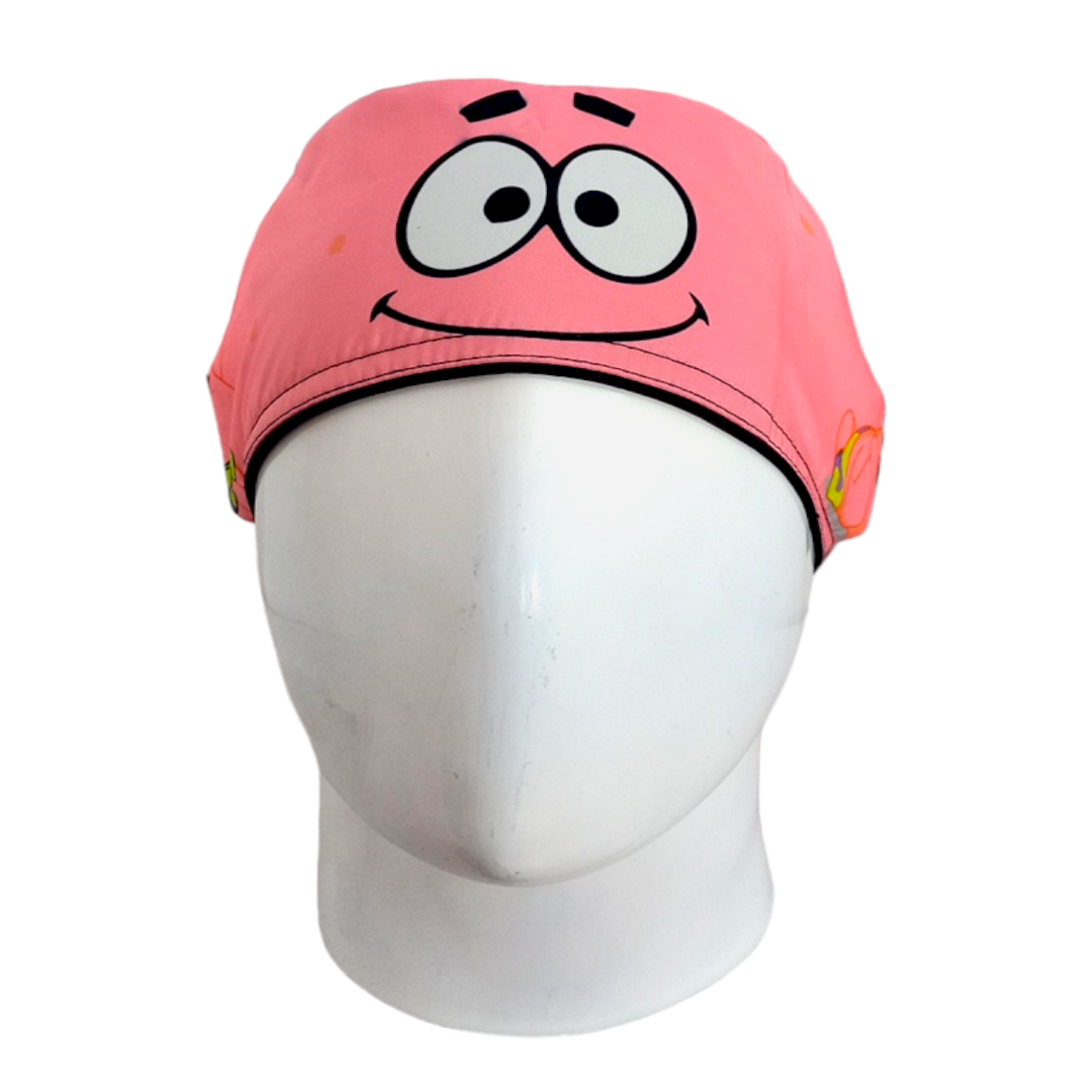 Gorro Quirúrgico Mujer y Portacarnet Patricio Estrella Rosa - gorro antifluido para mujer Doctools - foto 3