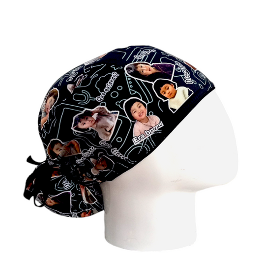 Gorro Quirúrgico Mujer y Portacarnet Niña Coreana - gorro antifluido para mujer Doctools - foto 2