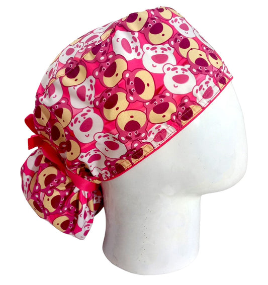 Gorro Quirúrgico Mujer y Portacarnet Osito Lotso Toy Story - gorro antifluido para mujer Doctools - foto 2