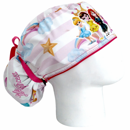 Gorro Quirúrgico Mujer y Portacarnet Princesas Disney - gorro antifluido para mujer Doctools - foto 2