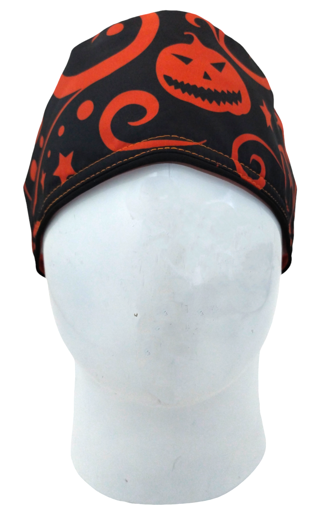Gorro Quirúrgico Mujer y Portacarnet Calabaza Textura Halloween - gorro antifluido para mujer Doctools - foto 3