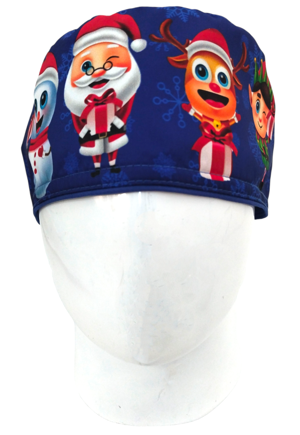 Gorro Quirúrgico Mujer y Portacarnet Navidad Regalo Azul - gorro antifluido para mujer Doctools - foto 3