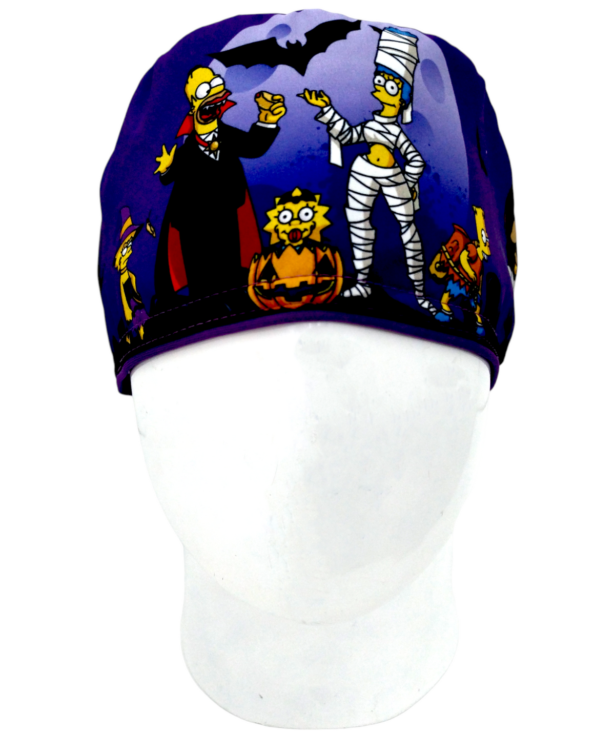 Gorro Quirúrgico Mujer y Portacarnet Simpson Halloween - gorro antifluido para mujer Doctools - foto 3