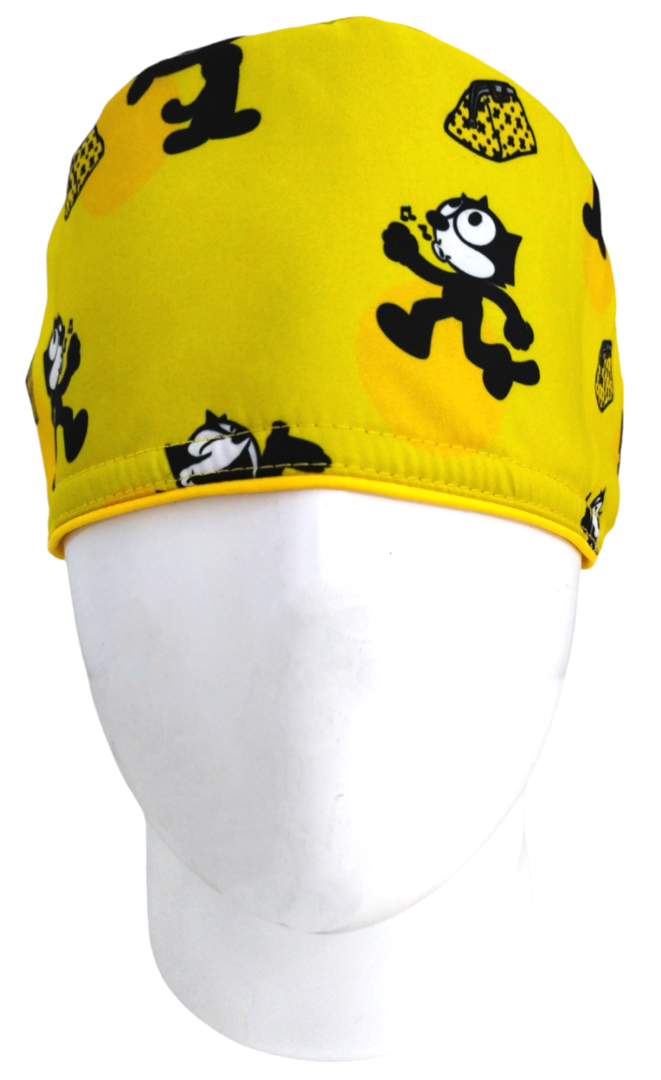 Gorro Quirúrgico Mujer y Portacarnet Félix el Gato - gorro antifluido para mujer Doctools - foto 3