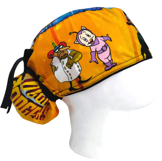 Gorro Quirúrgico Mujer y Portacarnet Duck Dodgers - gorro antifluido para mujer Doctools - foto 2