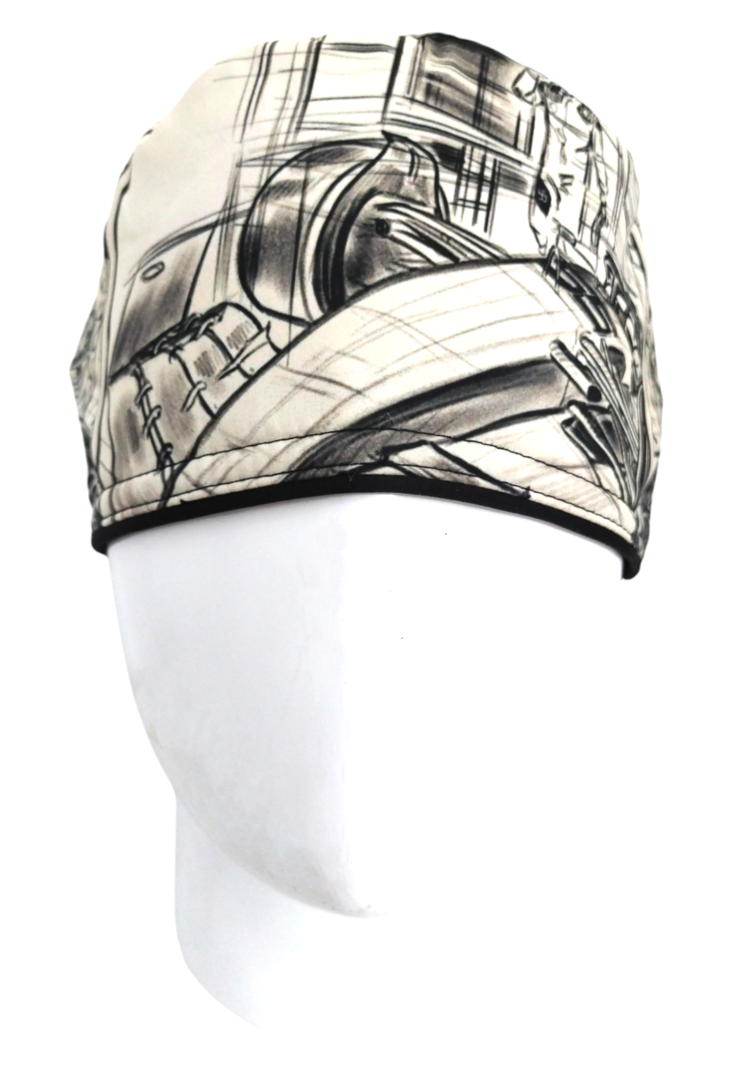 Gorro Quirúrgico Mujer y Portacarnet Fórmula 1 Cómic - gorro antifluido para mujer Doctools - foto 3
