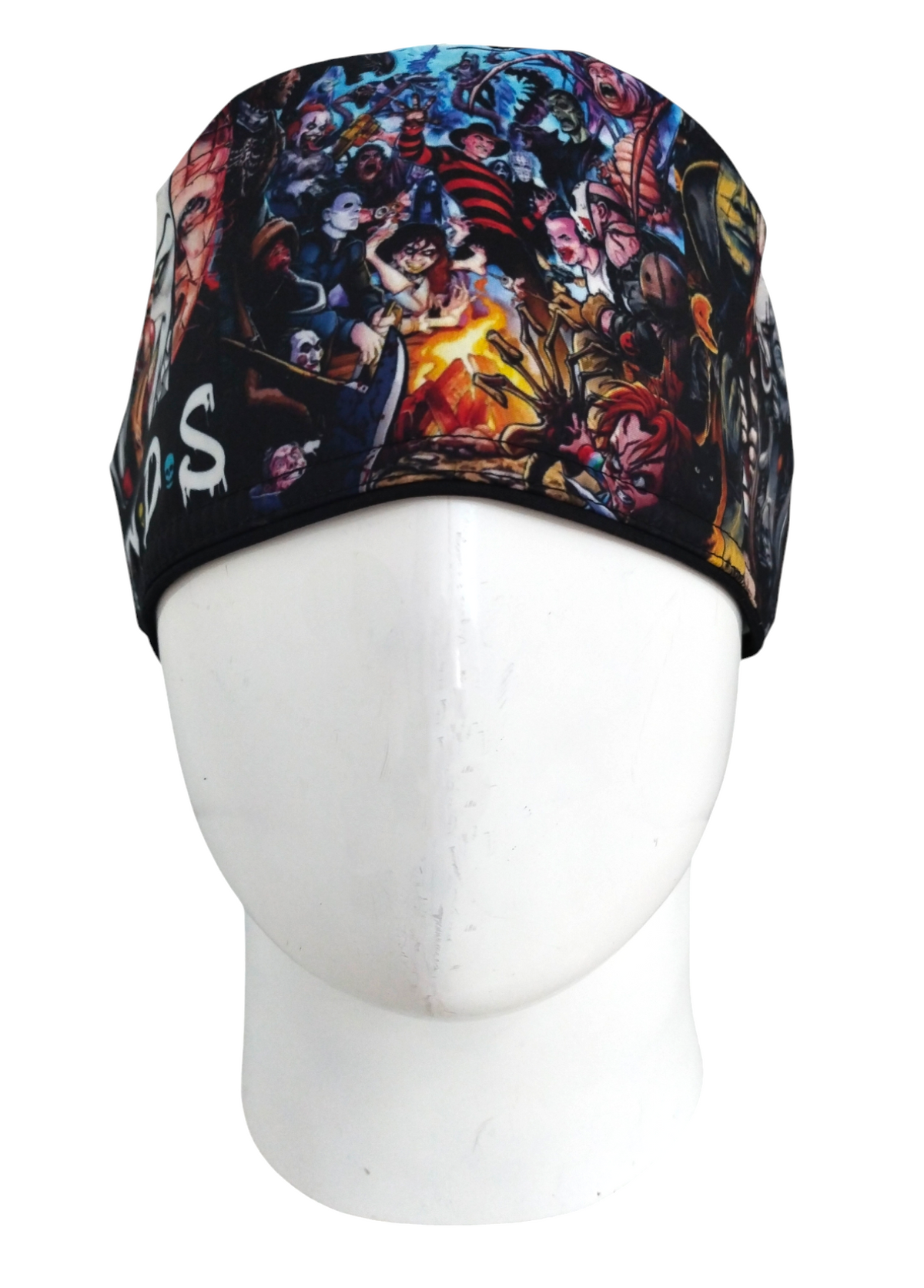 Gorro Quirúrgico Mujer y Portacarnet Terror Friends - gorro antifluido para mujer Doctools - foto 3