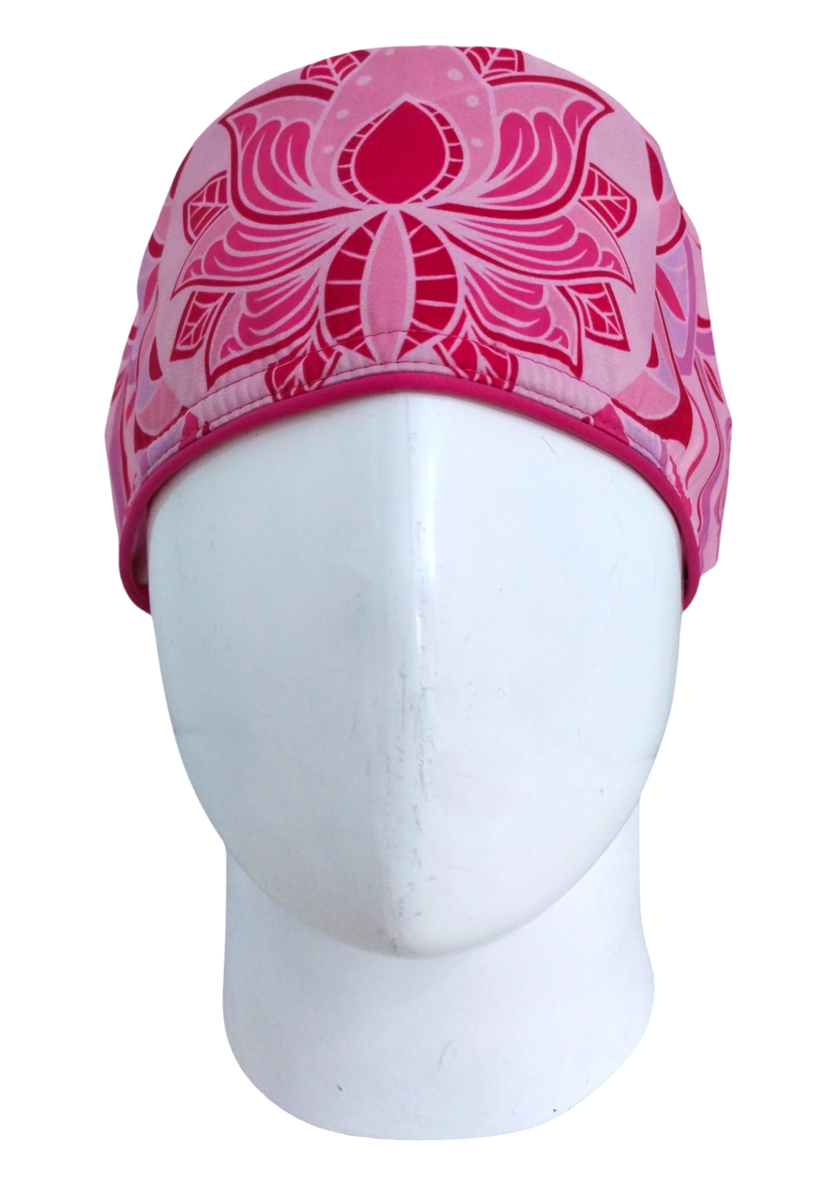 Gorro Quirúrgico Mujer y Portacarnet Textura Mandalas Fucsia - gorro antifluido para mujer Doctools - foto 3