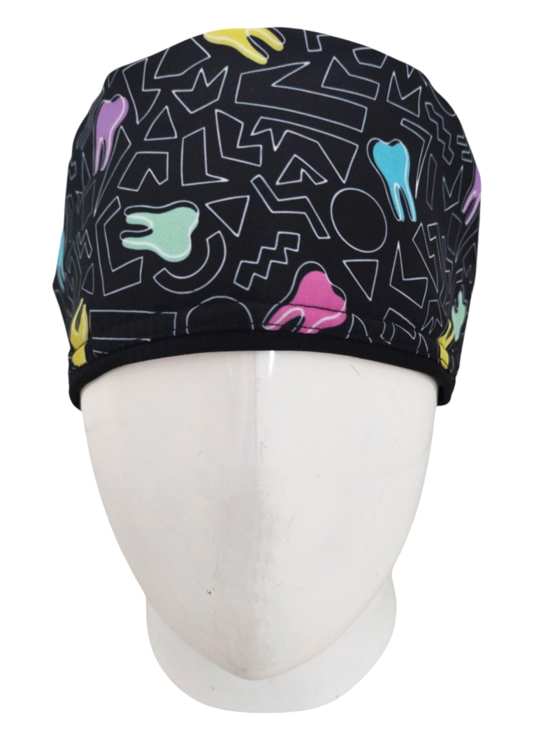 Gorro Quirúrgico Mujer y Portacarnet Urban Dent Odontología - gorro antifluido para mujer Doctools - foto 3
