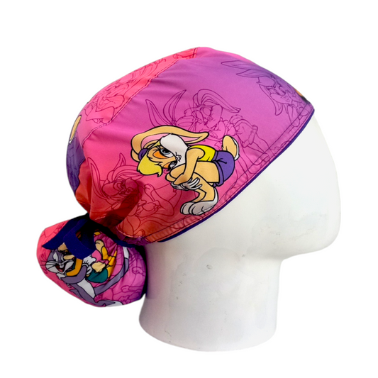 Gorro Quirúrgico Mujer y Portacarnet Lola Bunny - gorro antifluido para mujer Doctools - foto 2
