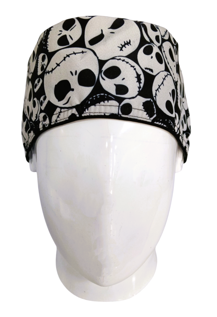 Gorro Quirúrgico Mujer y Portacarnet Jack Negro Caritas - gorro antifluido para mujer Doctools - foto 3