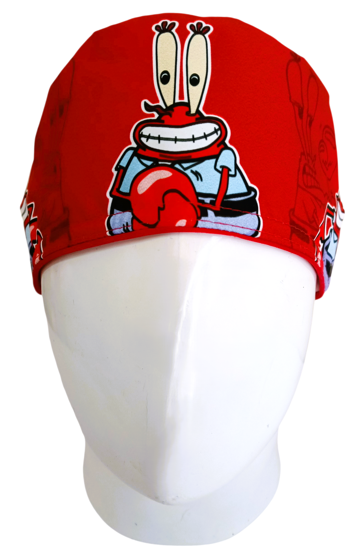 Gorro Quirúrgico Mujer y Portacarnet Don Cangrejo Rojo - gorro antifluido para mujer Doctools - foto 3