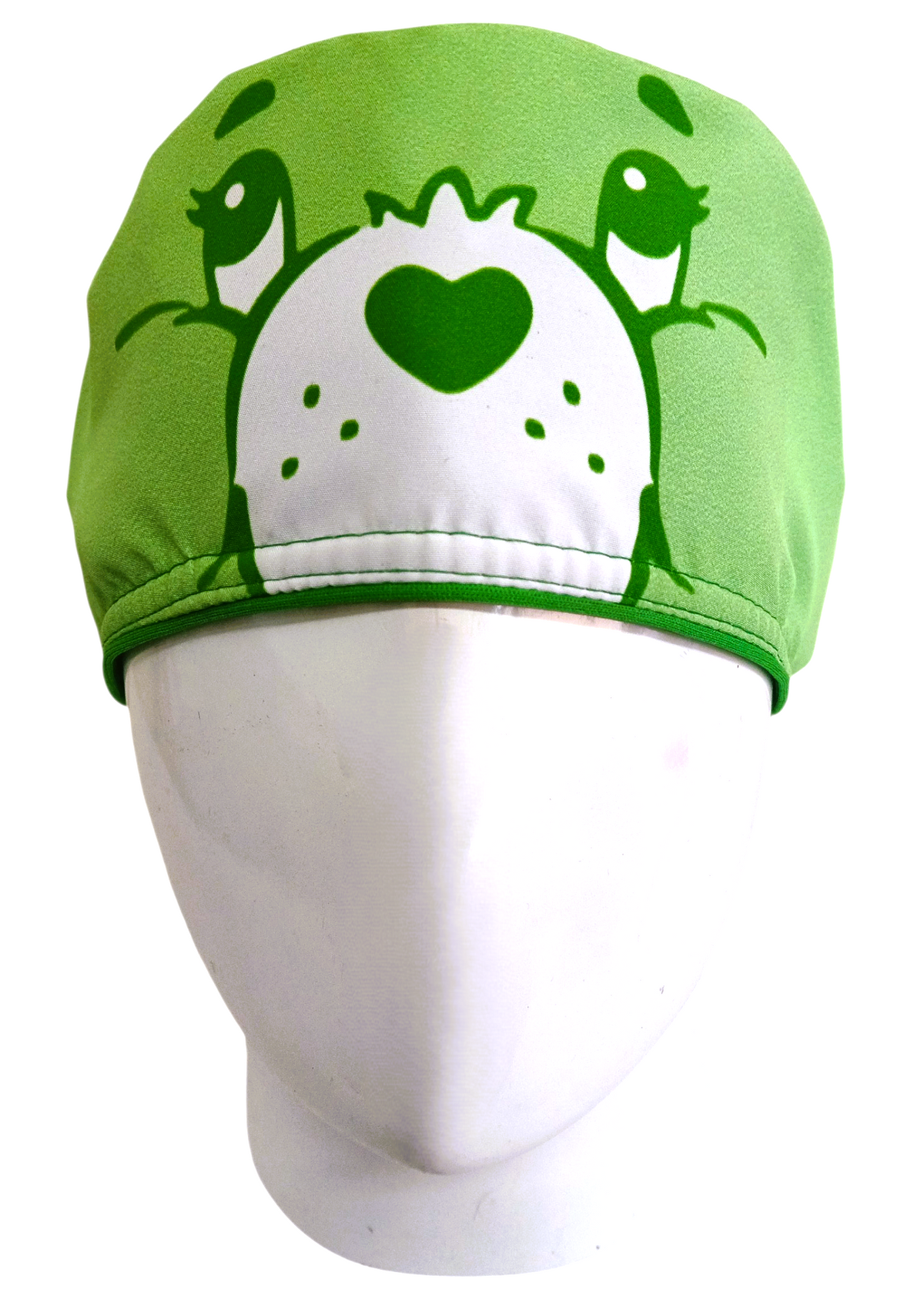 Gorro Quirúrgico Mujer y Portacarnet Ositos Cariñositos Verde - gorro antifluido para mujer Doctools - foto 3