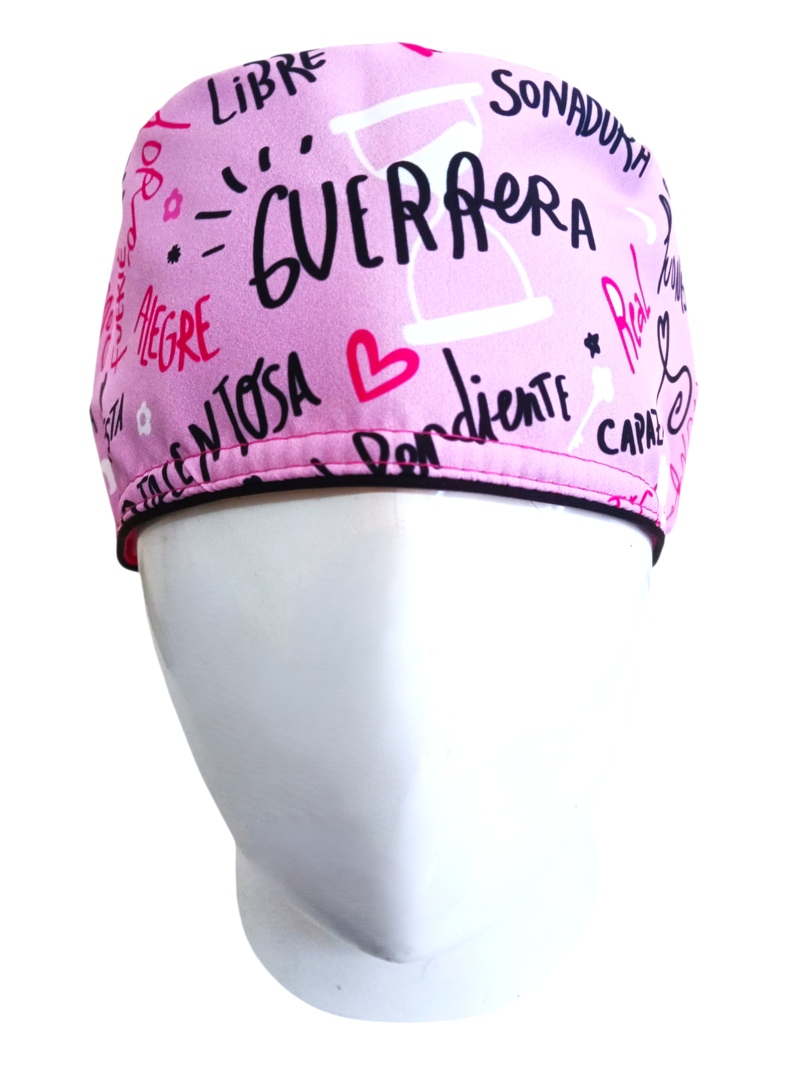Gorro Quirúrgico Mujer y Portacarnet Mujer Empoderada - gorro antifluido para mujer Doctools - foto 3