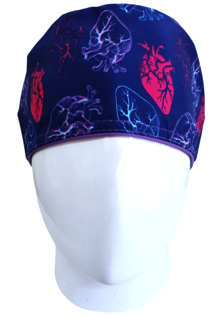 Gorro Quirúrgico Mujer y Portacarnet Vascular Azul - gorro antifluido para mujer Doctools - foto 3