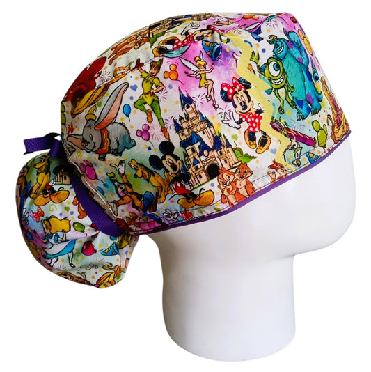 Gorro Quirúrgico Mujer y Portacarnet Disney Collage - gorro antifluido para mujer Doctools - foto 2