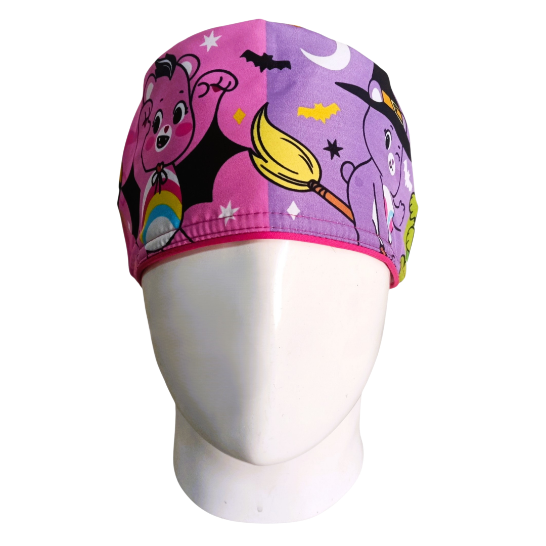 Gorro Quirúrgico Mujer y Portacarnet Ositos Cariñositos Halloween - gorro antifluido para mujer Doctools - foto 3