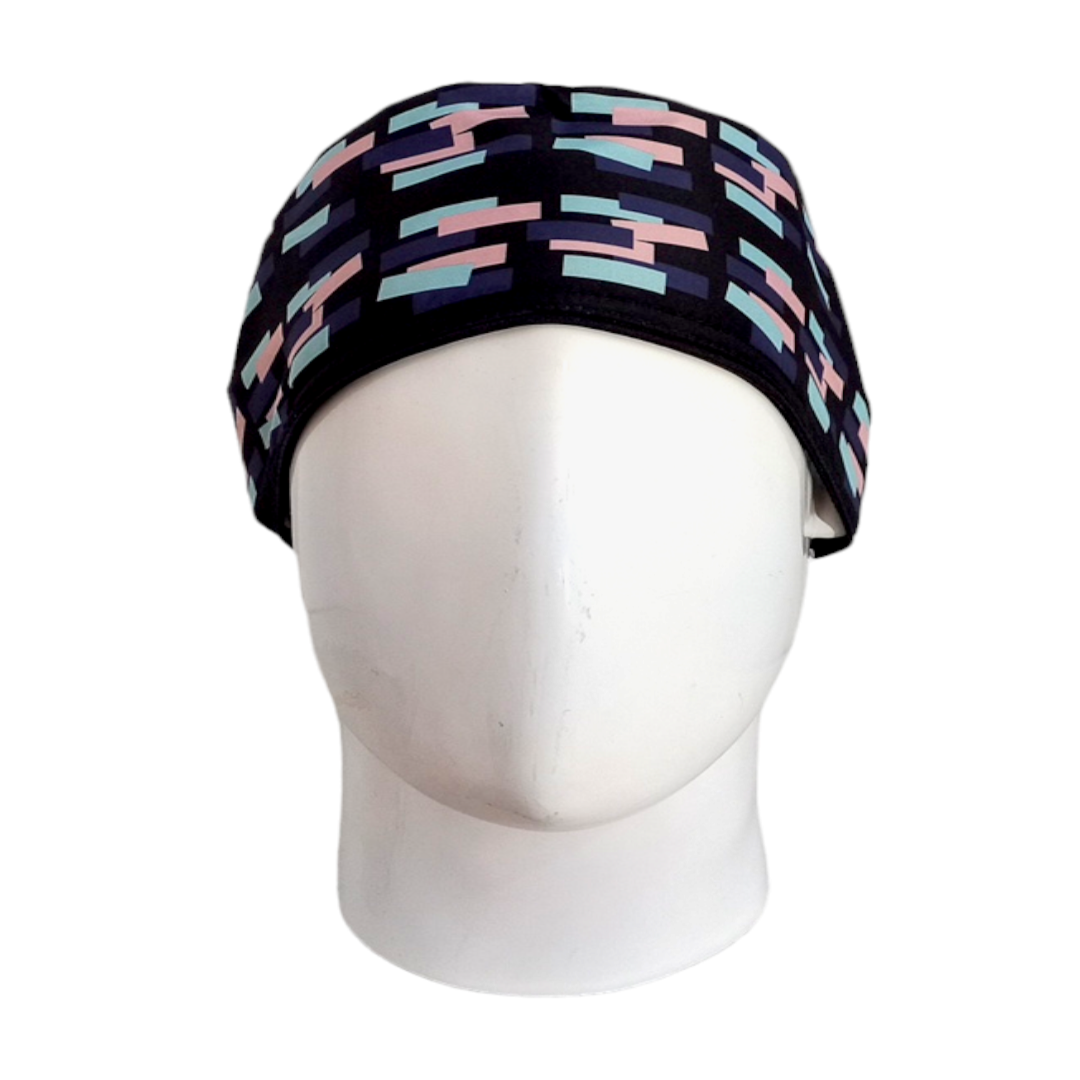 Gorro Quirúrgico Mujer y Portacarnet Cuadros Textura - gorro antifluido para mujer Doctools - foto 3