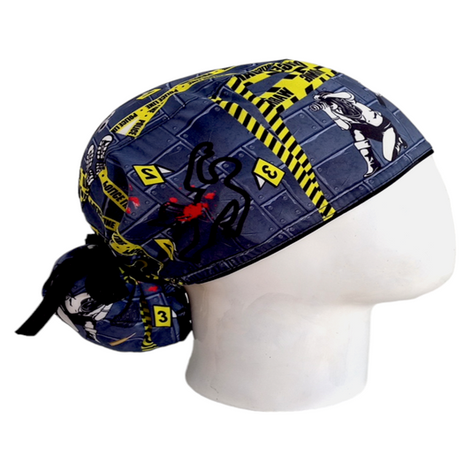 Gorro Quirúrgico Mujer y Portacarnet Criminalística Gris - gorro antifluido para mujer Doctools - foto 2