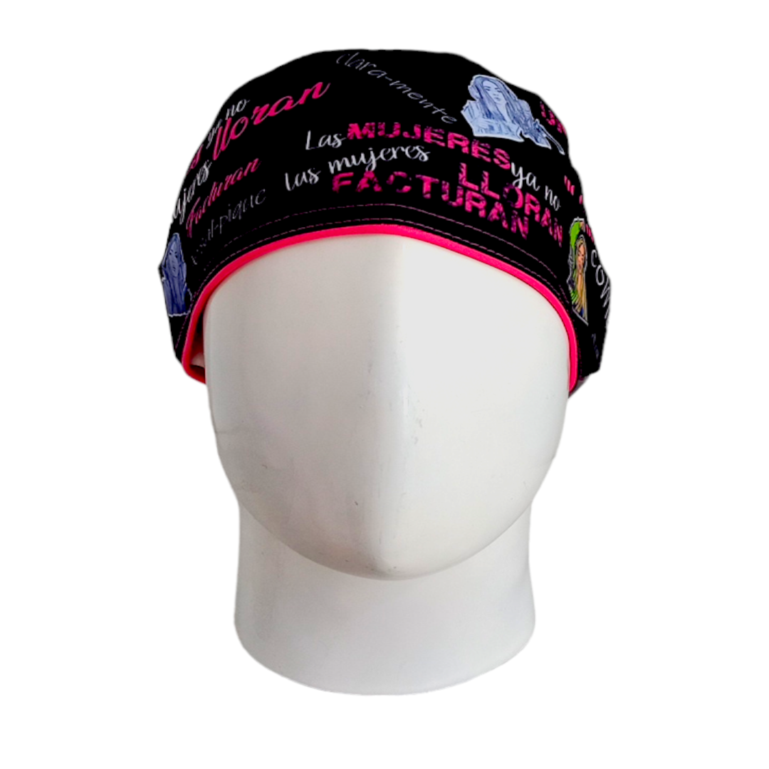 Gorro Quirúrgico Mujer y Portacarnet Shakira - gorro antifluido para mujer Doctools - foto 3
