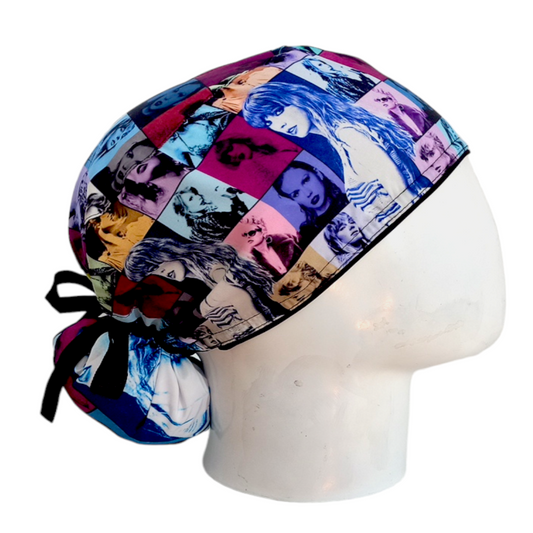 Gorro Quirúrgico Mujer y Portacarnet Taylor Swift - gorro antifluido para mujer Doctools - foto 2