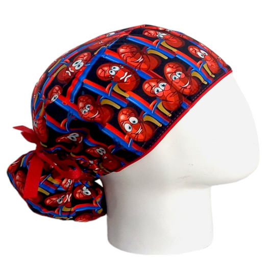 Gorro Quirúrgico Mujer y Portacarnet Riñones - gorro antifluido para mujer Doctools - foto 2