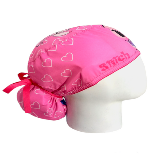 Gorro Quirúrgico Mujer y Portacarnet Stitch Ángel - gorro antifluido para mujer Doctools - foto 2
