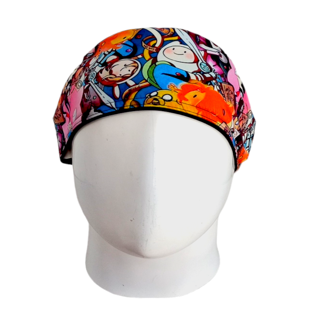 Gorro Quirúrgico Mujer y Portacarnet Hora de Aventura - gorro antifluido para mujer Doctools - foto 3