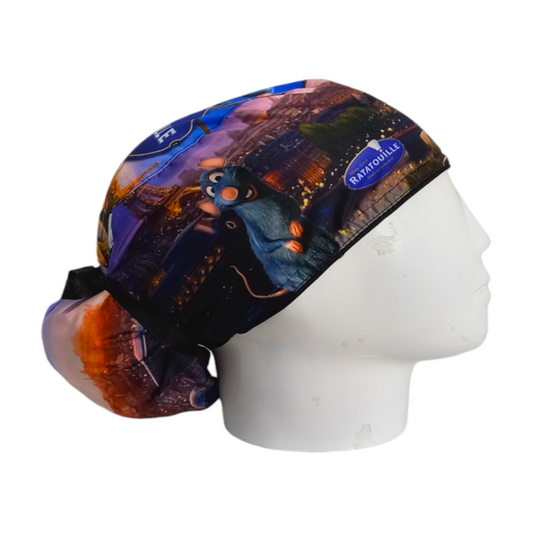 Gorro Quirúrgico Mujer y Portacarnet Ratatouille - gorro antifluido para mujer Doctools - foto 2