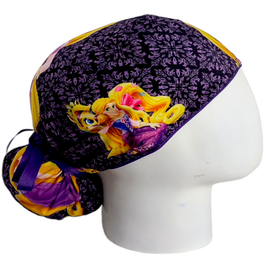 Gorro Quirúrgico Mujer y Portacarnet Rapunzel Negra - gorro antifluido para mujer Doctools - foto 2