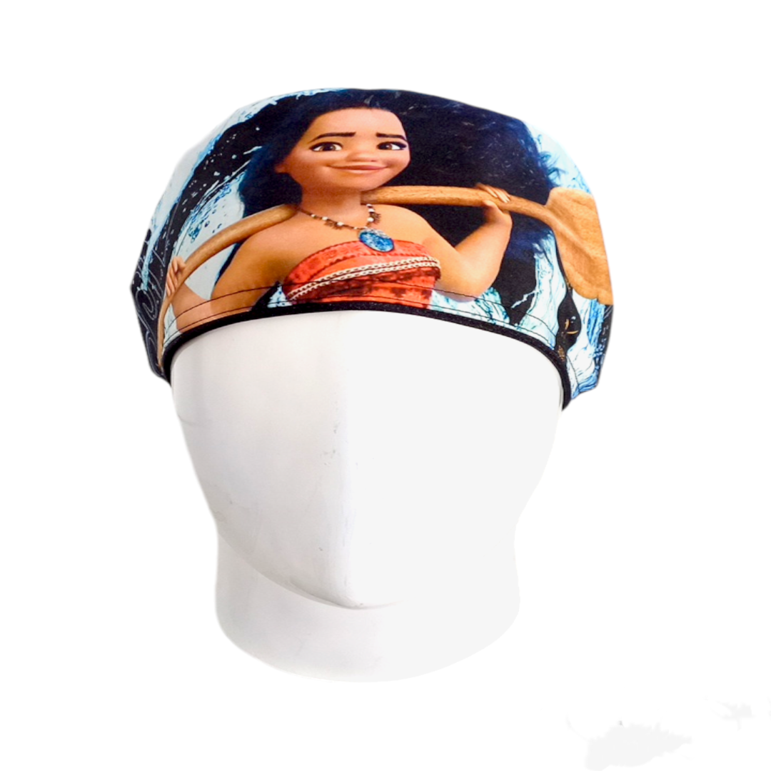 Gorro Quirúrgico Mujer y Portacarnet Moana Negro - gorro antifluido para mujer Doctools - foto 3