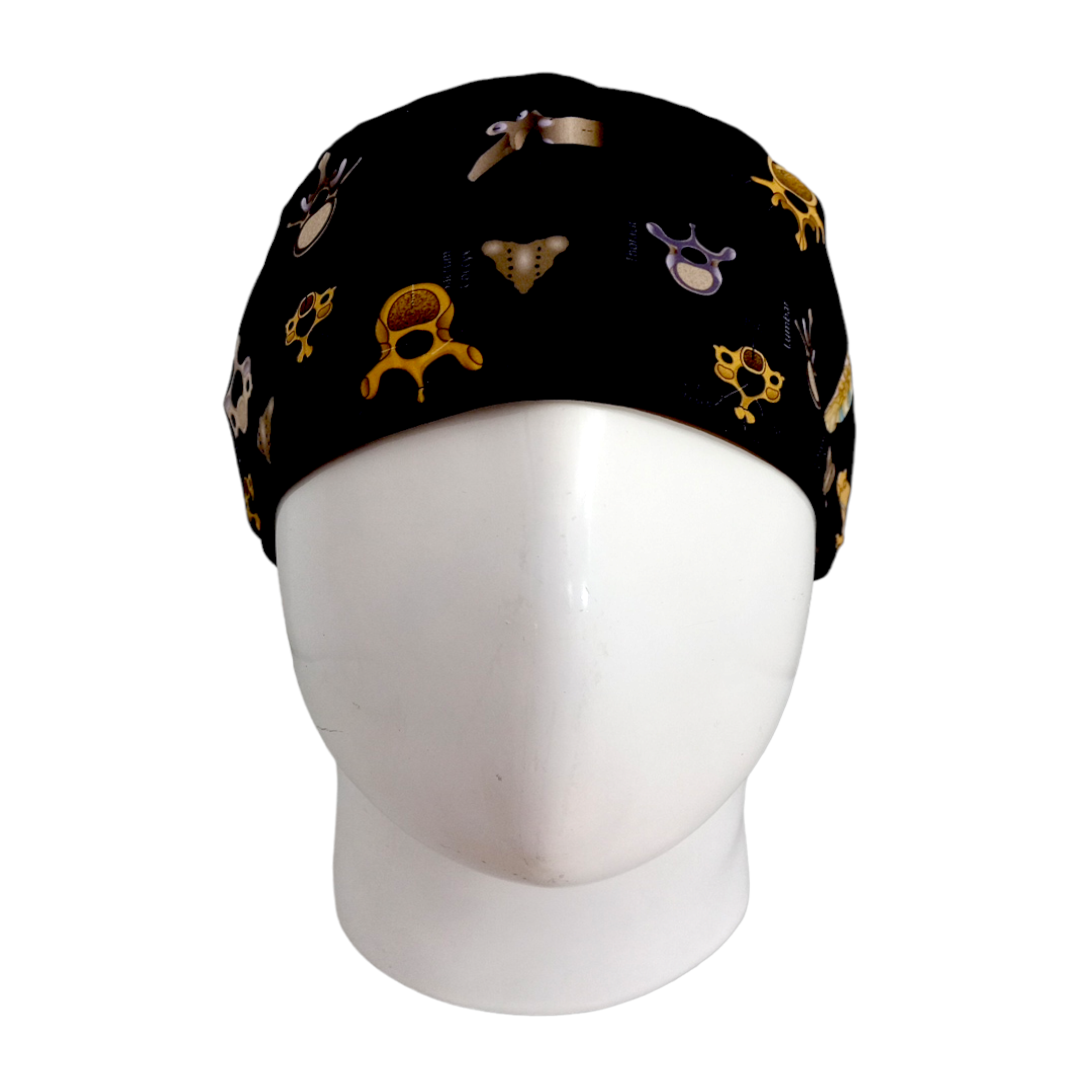 Gorro Quirúrgico Mujer y Portacarnet Columna Vertebral - gorro antifluido para mujer Doctools - foto 3
