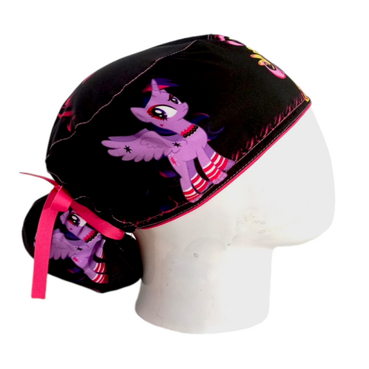 Gorro Quirúrgico Mujer y Portacarnet Mi Pequeño Pony - gorro antifluido para mujer Doctools - foto 2