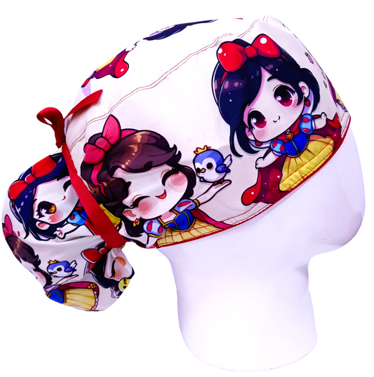 Gorro Quirúrgico Mujer y Portacarnet Blancanieves Baby - gorro antifluido para mujer Doctools - foto 2