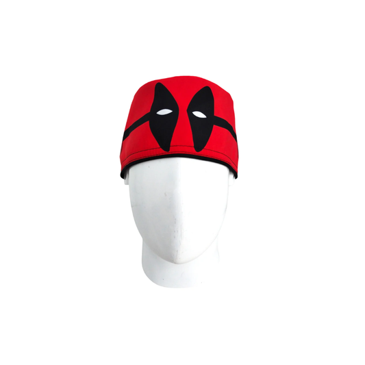 Deadpool Style Surgical Scrub Cap for Men