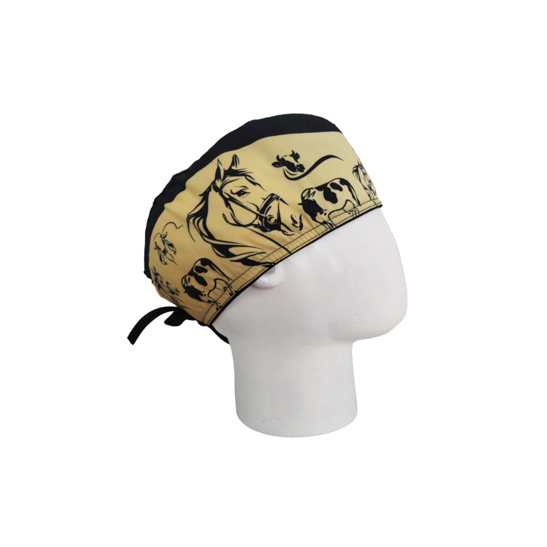 Surgical Cap for Men, Veterinarian, Farm Animals