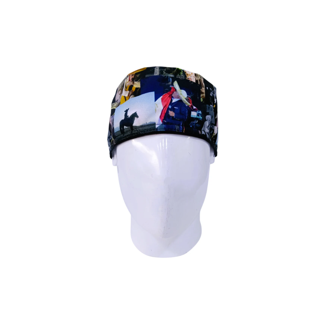 Gorro Quirúrgico Hombre y Portacarnet Vicente Fernández Collage