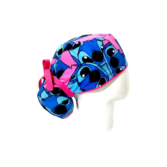 Surgical Cap for Women - Stitch Faces