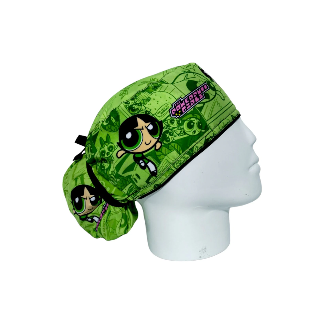 Surgical Scrub Cap for Women - Powerpuff Girls Acorn