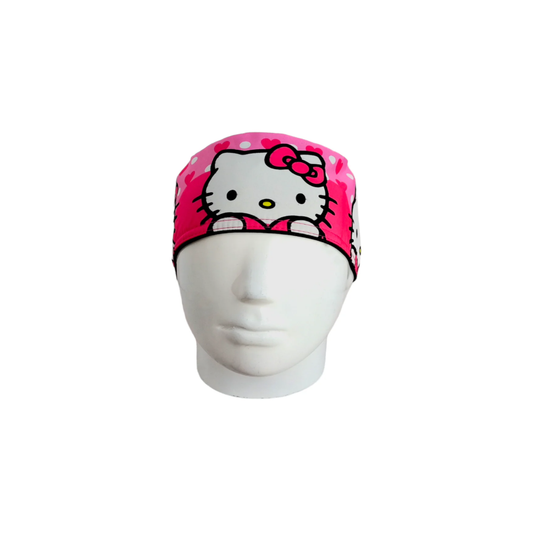 Pink Hello Kitty Women's Surgical Scrub Cap