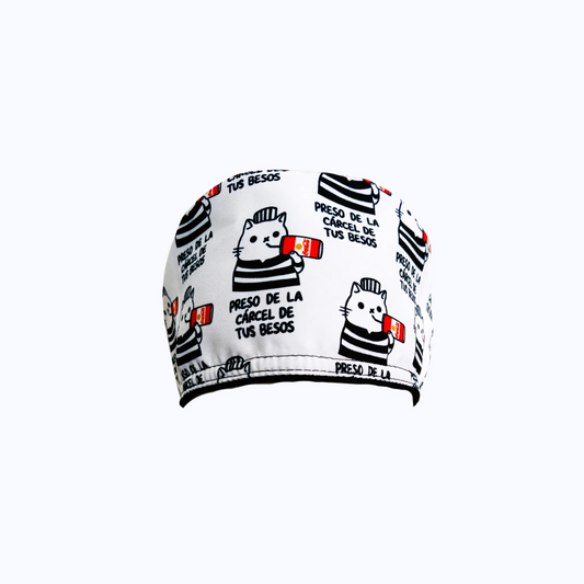 Gorro Quirúrgico Mujer Michi Preso de Tus Besos