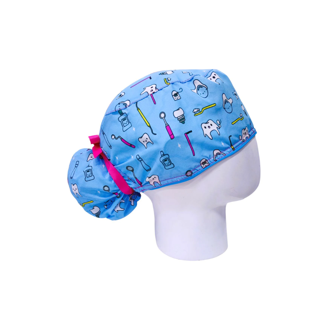 Surgical Scrub Cap for Women Midnight Mouse