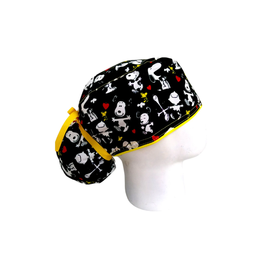 Surgical Scrub Cap for Women Midnight Mouse