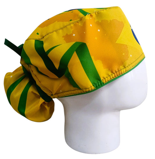 Gorro Quirúrgico Mujer y Portacarnet Brasil - gorro antifluido para mujer Doctools - foto 2