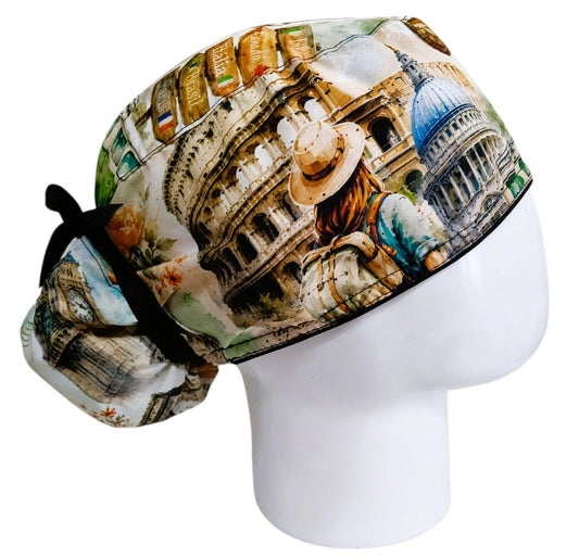 Gorro Quirúrgico Mujer y Portacarnet Viajera - gorro antifluido para mujer Doctools - foto 2