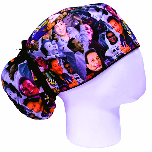 Gorro Quirúrgico Mujer y Portacarnet Diomedes Díaz Collage - gorro antifluido para mujer Doctools - foto 2