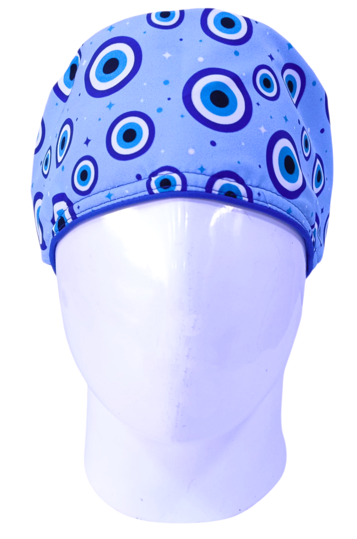 Gorro Quirúrgico Mujer y Portacarnet Nazar Ojo Turco - gorro antifluido para mujer Doctools - foto 3