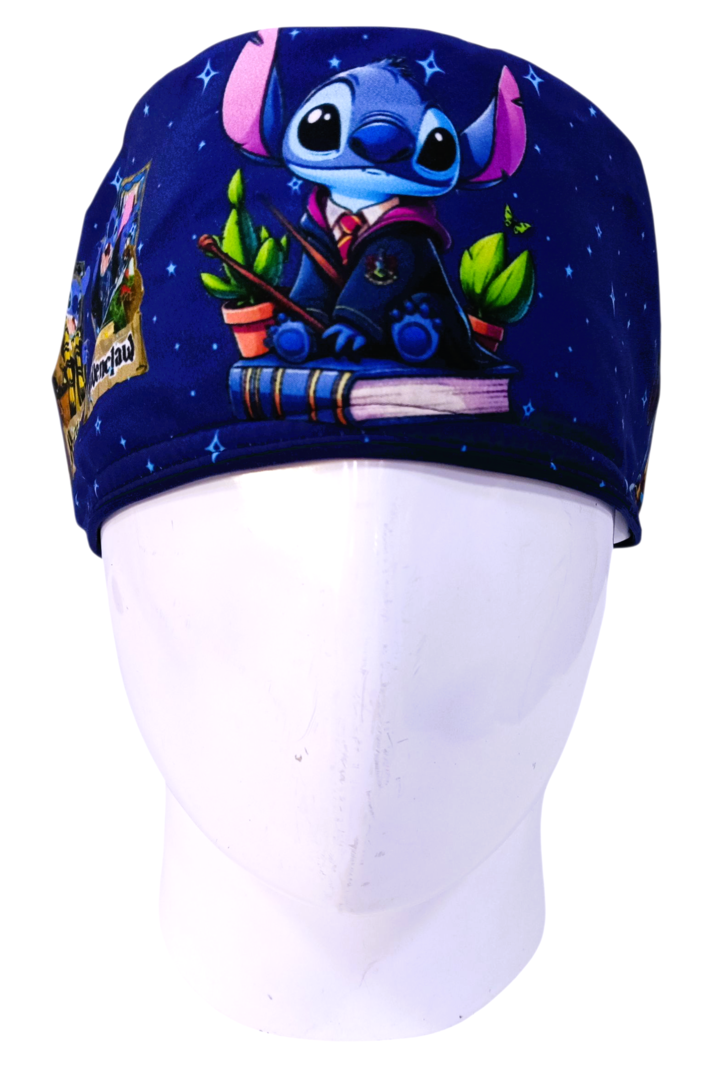 Gorro Quirúrgico Mujer y Portacarnet Stitch Potter - gorro antifluido para mujer Doctools - foto 3
