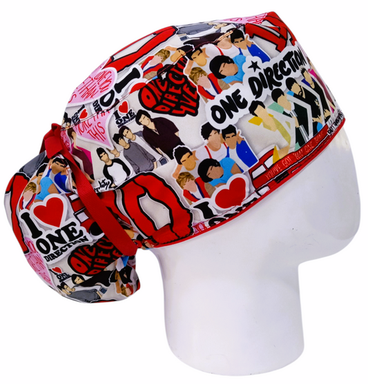 Gorro Quirúrgico Mujer y Portacarnet One Direction - gorro antifluido para mujer Doctools - foto 2