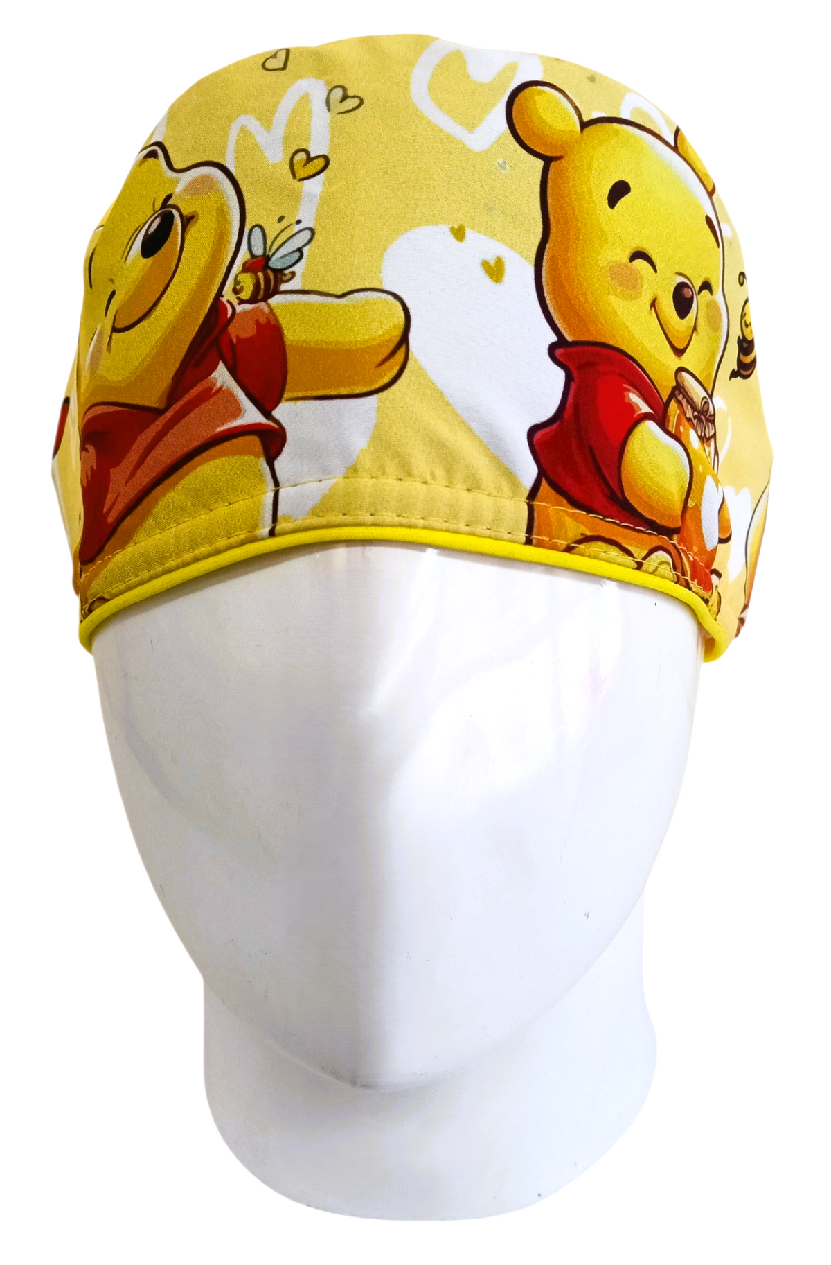 Gorro Quirúrgico Mujer y Portacarnet Winnie Pooh Miel - gorro antifluido para mujer Doctools - foto 3